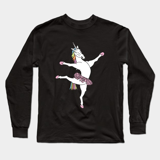 Tht Dance Unicorn T Shirts Long Sleeve T-Shirt by huepham613